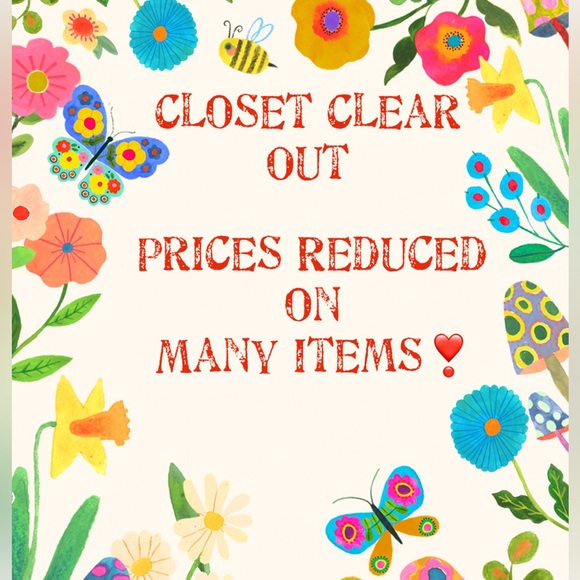 Closet Clear Out HUGH MARKDOWNS select items are @LOWEST PRICE Reduced shipping - Picture 1 of 2